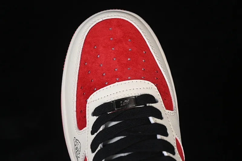 All categories Nk Air Force 1 Air Force series Nk Air Force 1 Low Air Force low-top Nike Air Force 1'07 Low red and white contrast Air Force 1 low-top casual sneakers JP2026-156